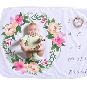 🎈SALE 🎈Baby Monthly Milestone Blanket